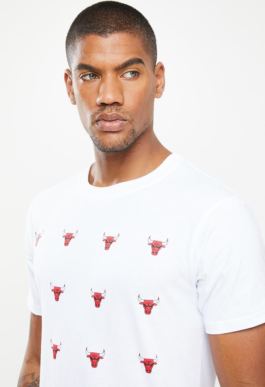 NBA - NBA Keyline t-shirt: bulls - white