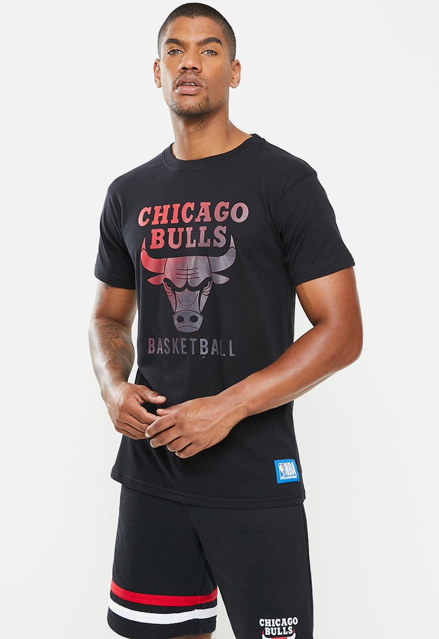 NBA - NBA Ombre print Bulls tee - Black