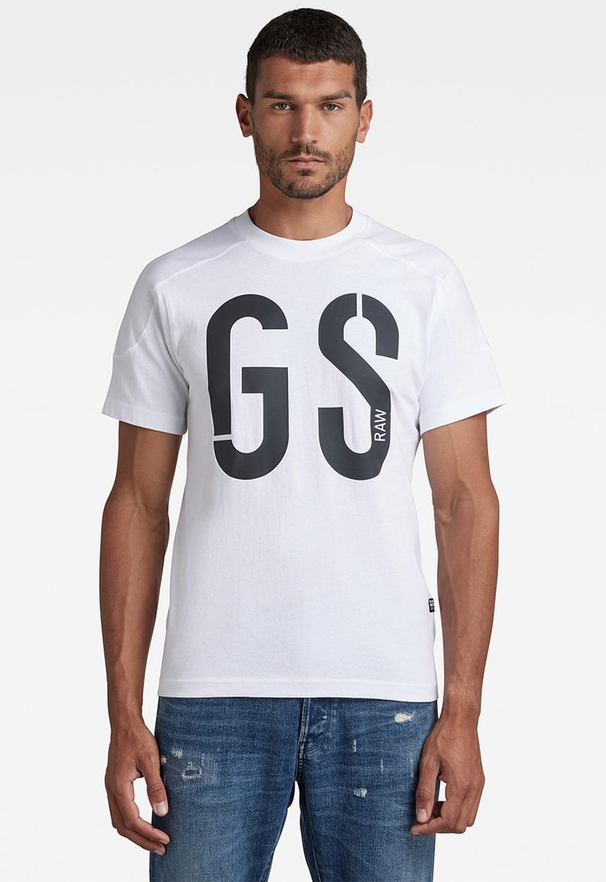 G-STAR - Rugby graphic loose r t - white