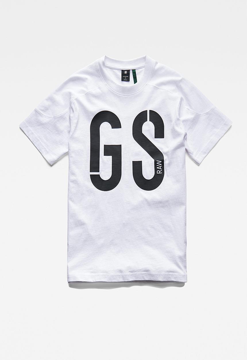 G-STAR - Rugby graphic loose r t - white