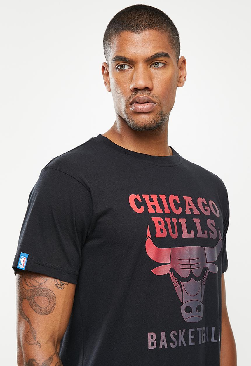 NBA - Nba ombre print t-shirt: bulls - black