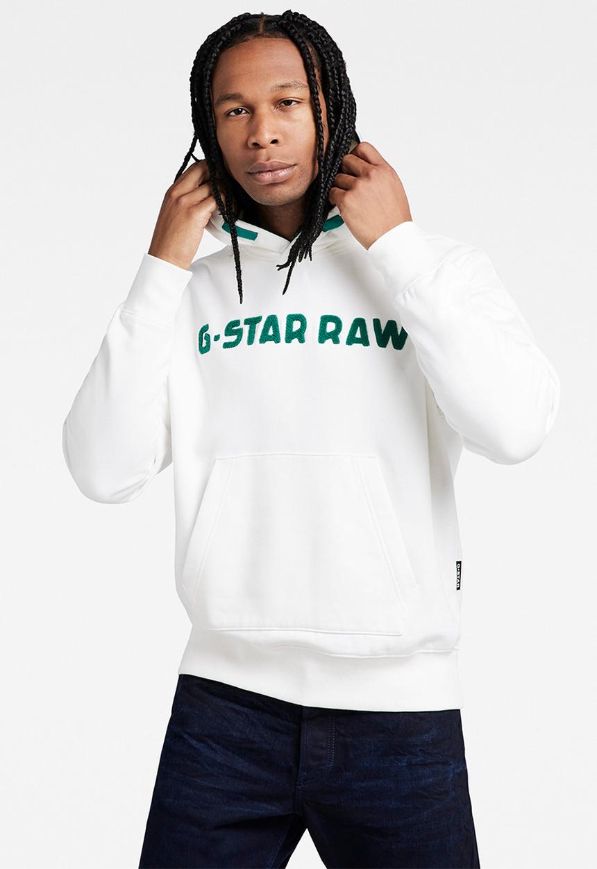 G-STAR - Snoop logo sweat - white 
