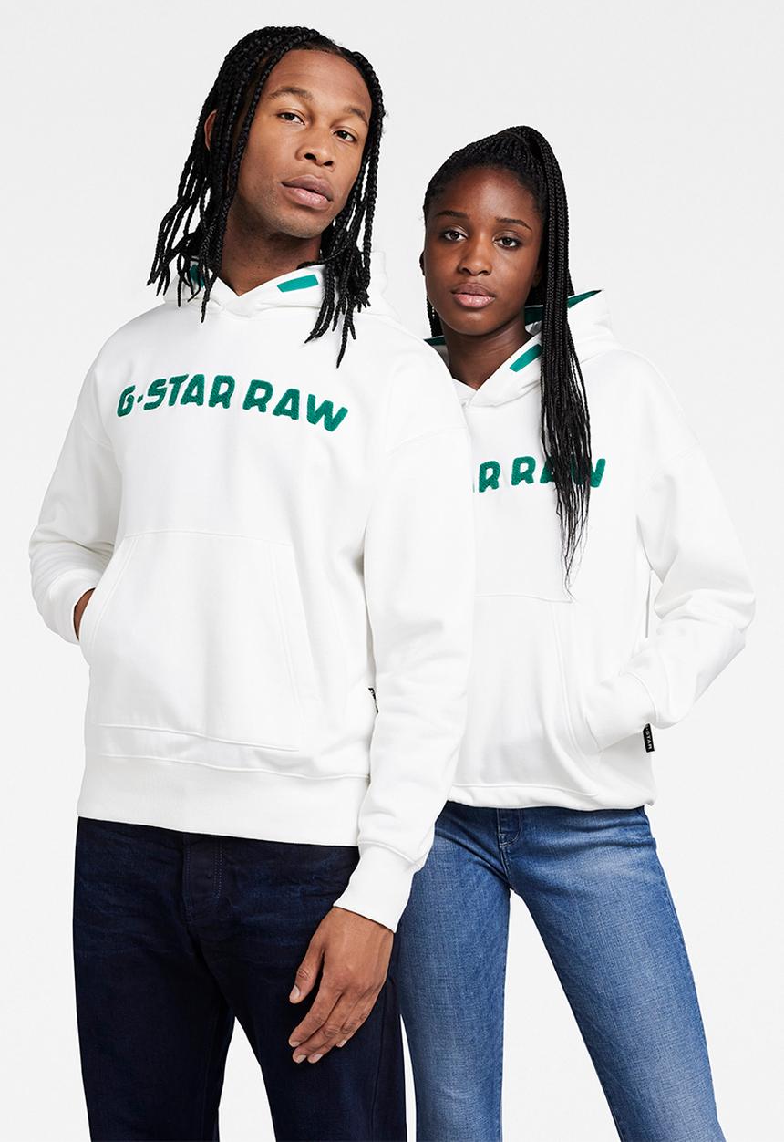 G-STAR - Snoop logo sweat - white 