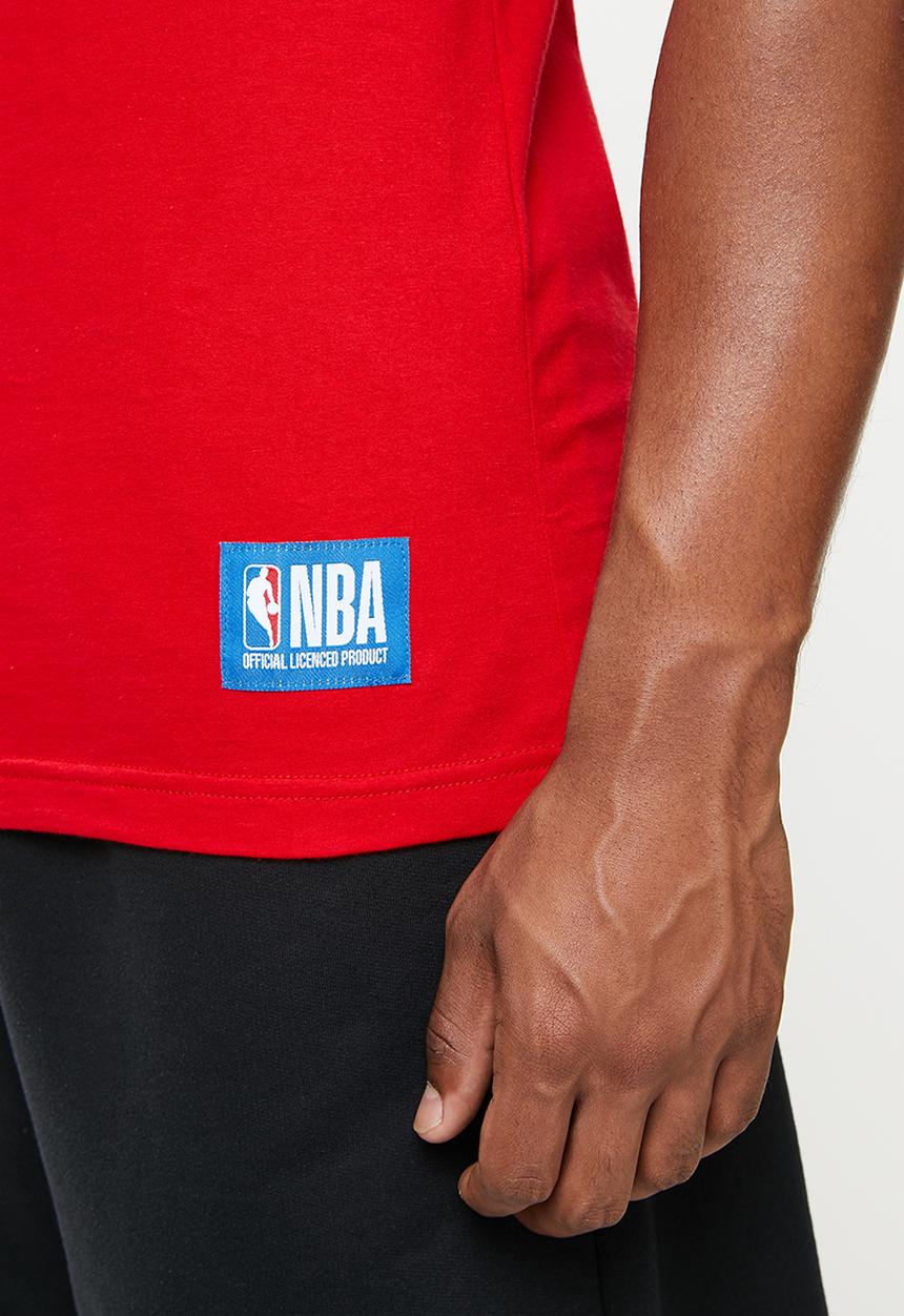 NBA - Nba ombre print t-shirt: rockets - red