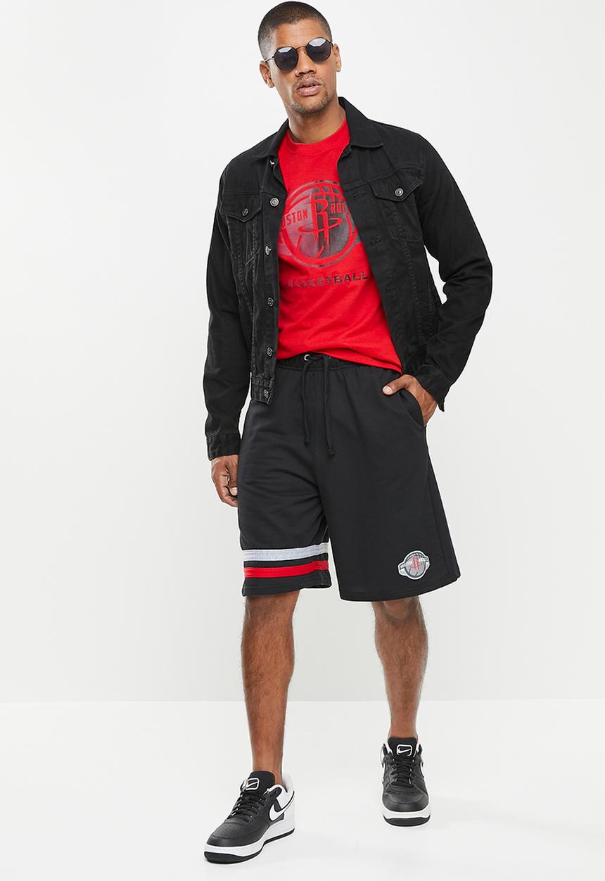 NBA - Nba ombre print t-shirt: rockets - red