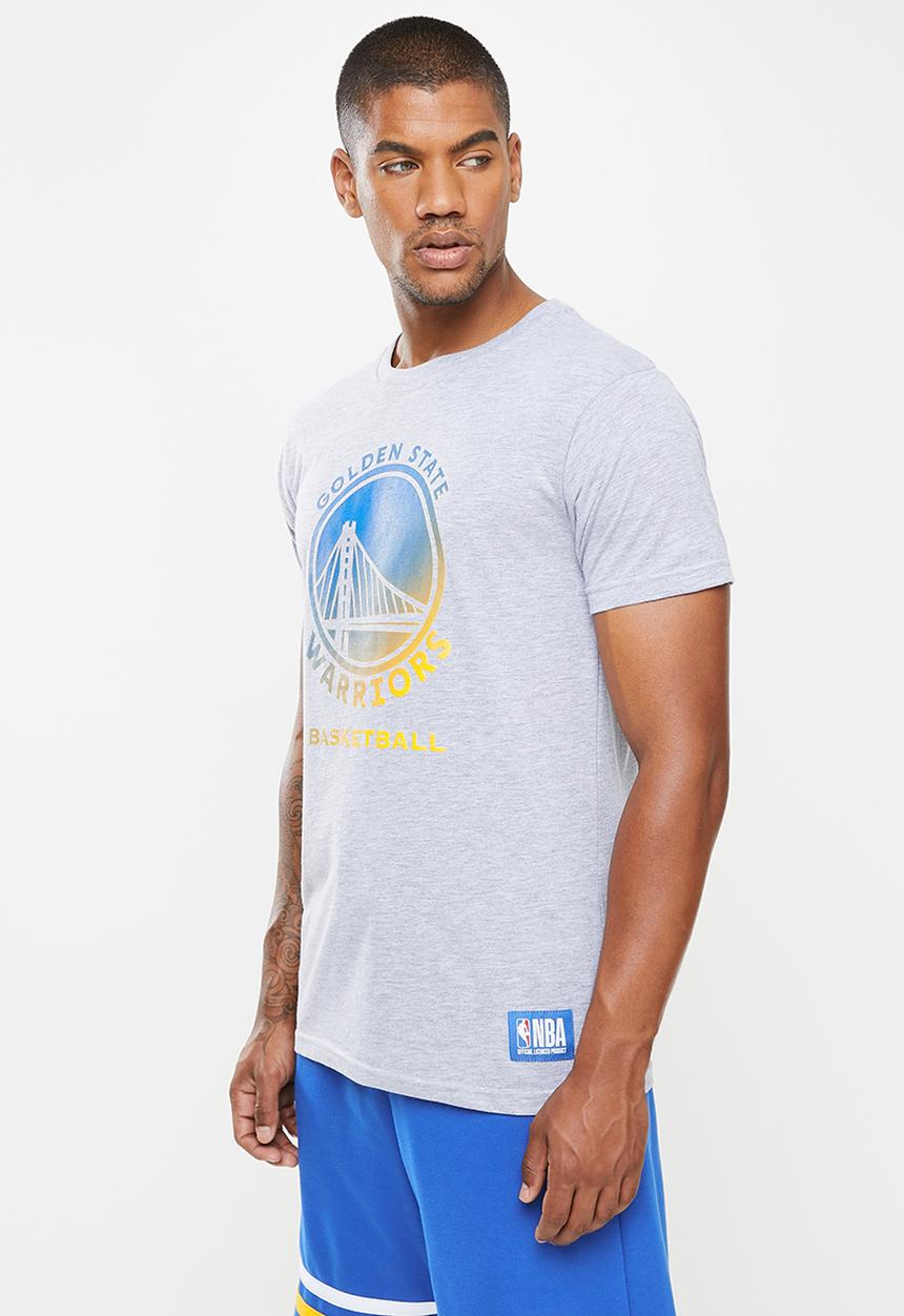 NBA - Nba ombre print t-shirt: warriors - grey