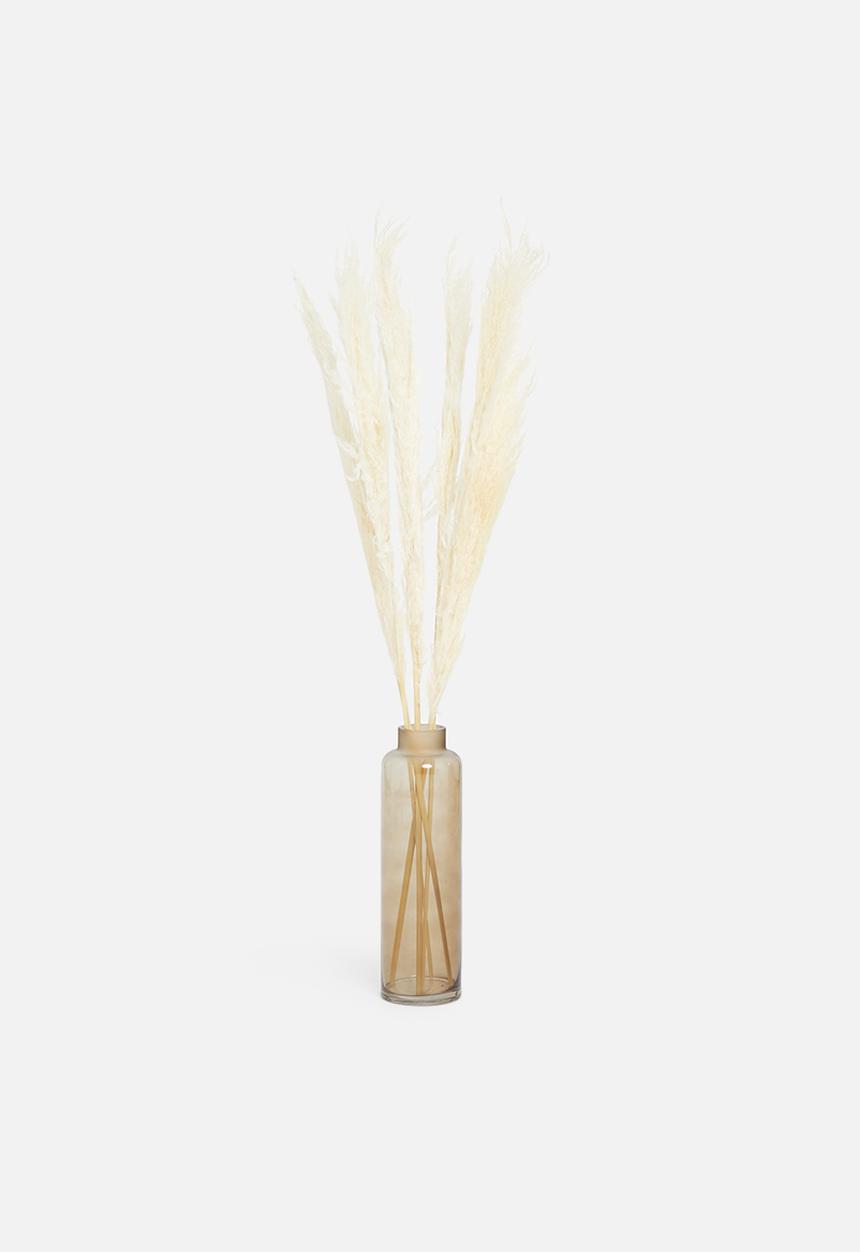 Wild Flower Art - Plumes forever flora - white sesame