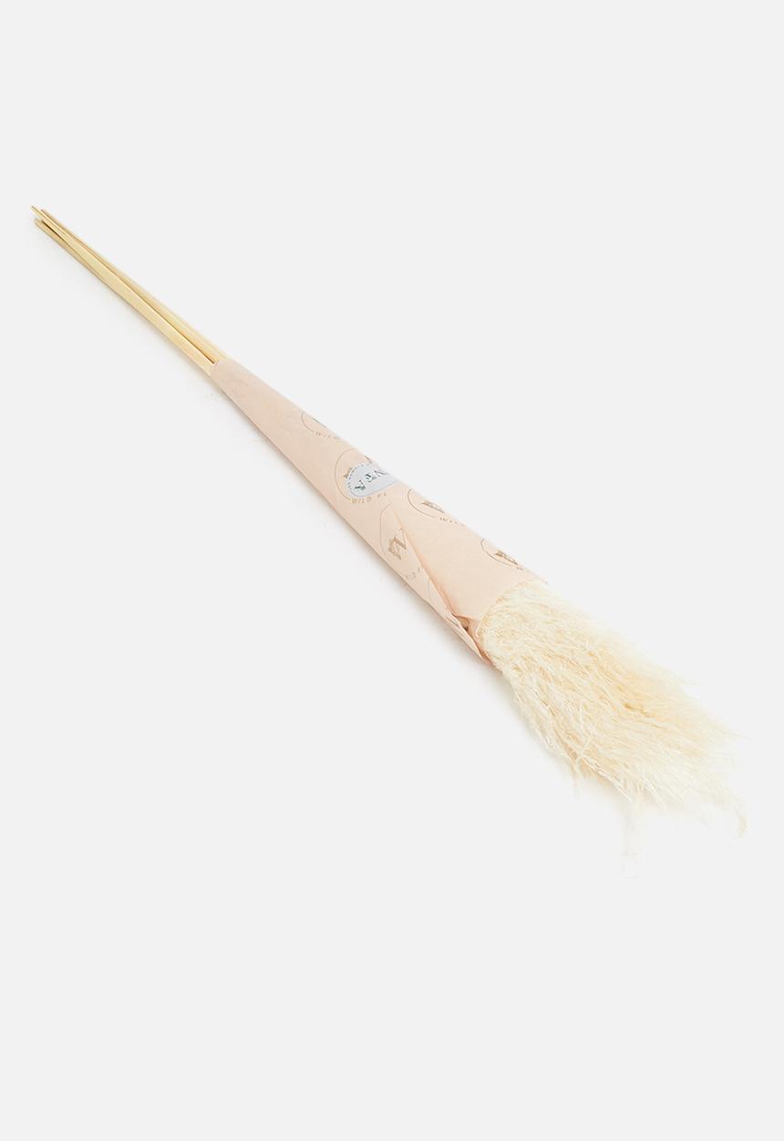 Wild Flower Art - Plumes forever flora - white sesame