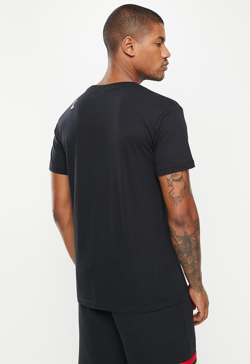 NBA - Nba ombre print t-shirt: heat - black