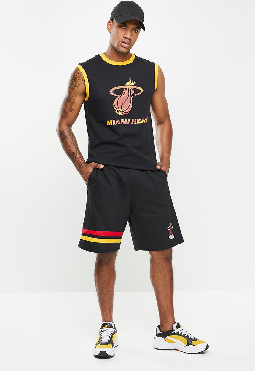 NBA - Nba horizon fleece short: miami - black