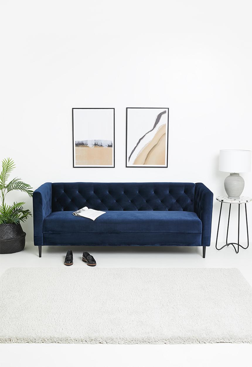 Sixth Floor - Penelope 3 seater - navy