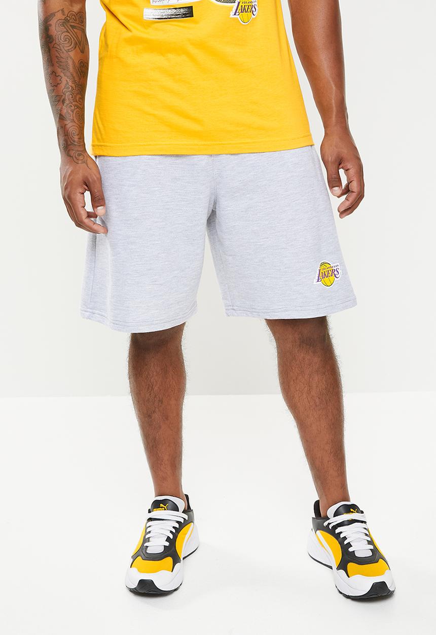 NBA - Nba retro shorts: lakers - grey