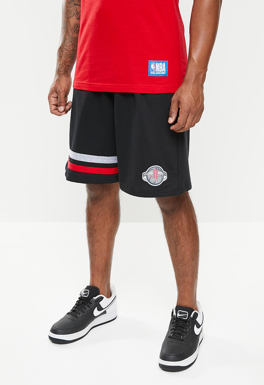 NBA - Nba horizon fleece short: rocket - black
