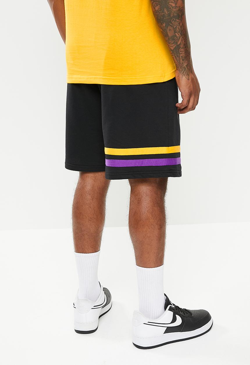 NBA - Nba horizon fleece short: lakers - black