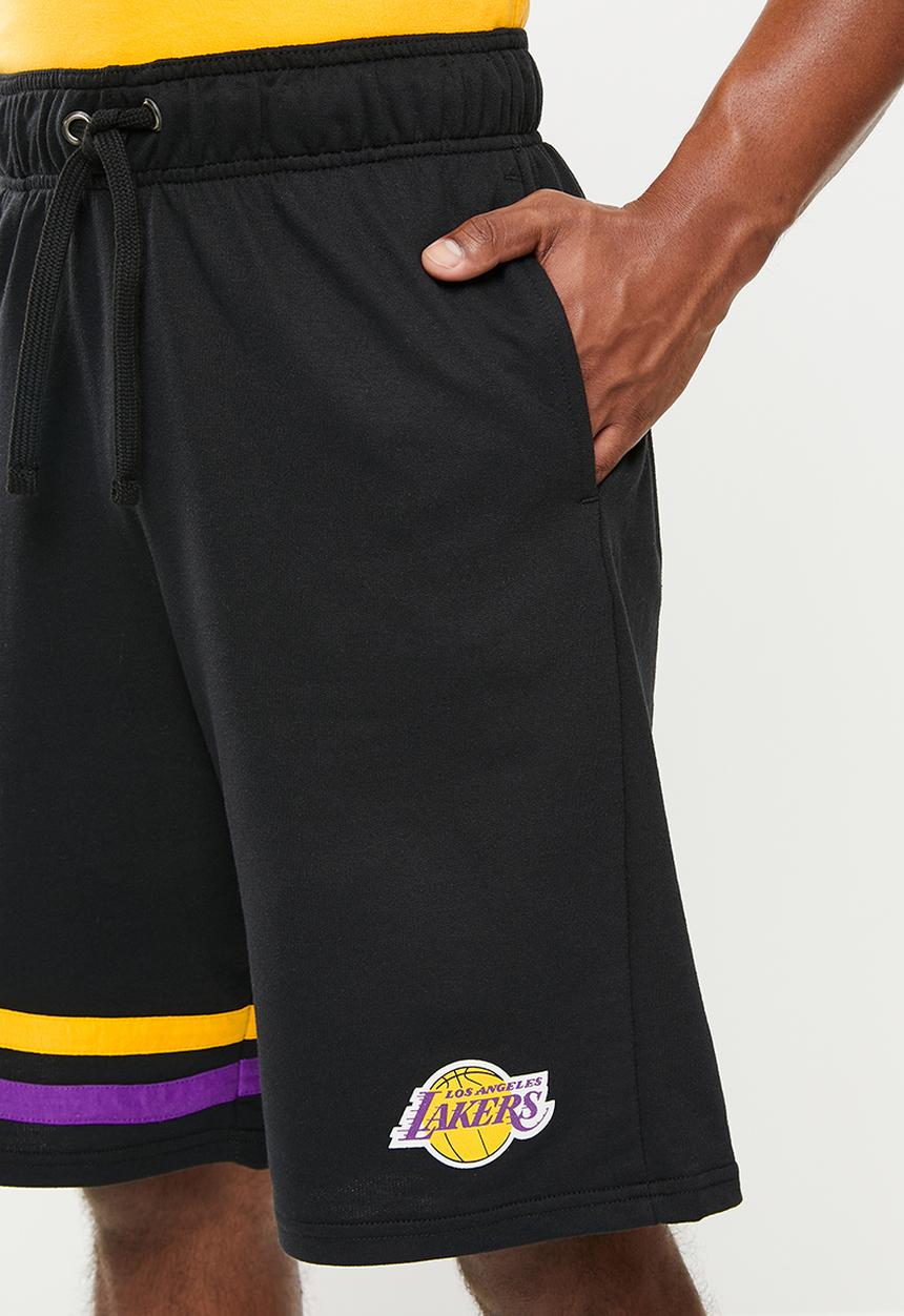 NBA - Nba horizon fleece short: lakers - black