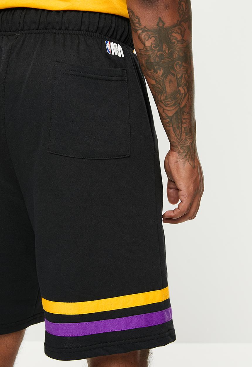 NBA - Nba horizon fleece short: lakers - black