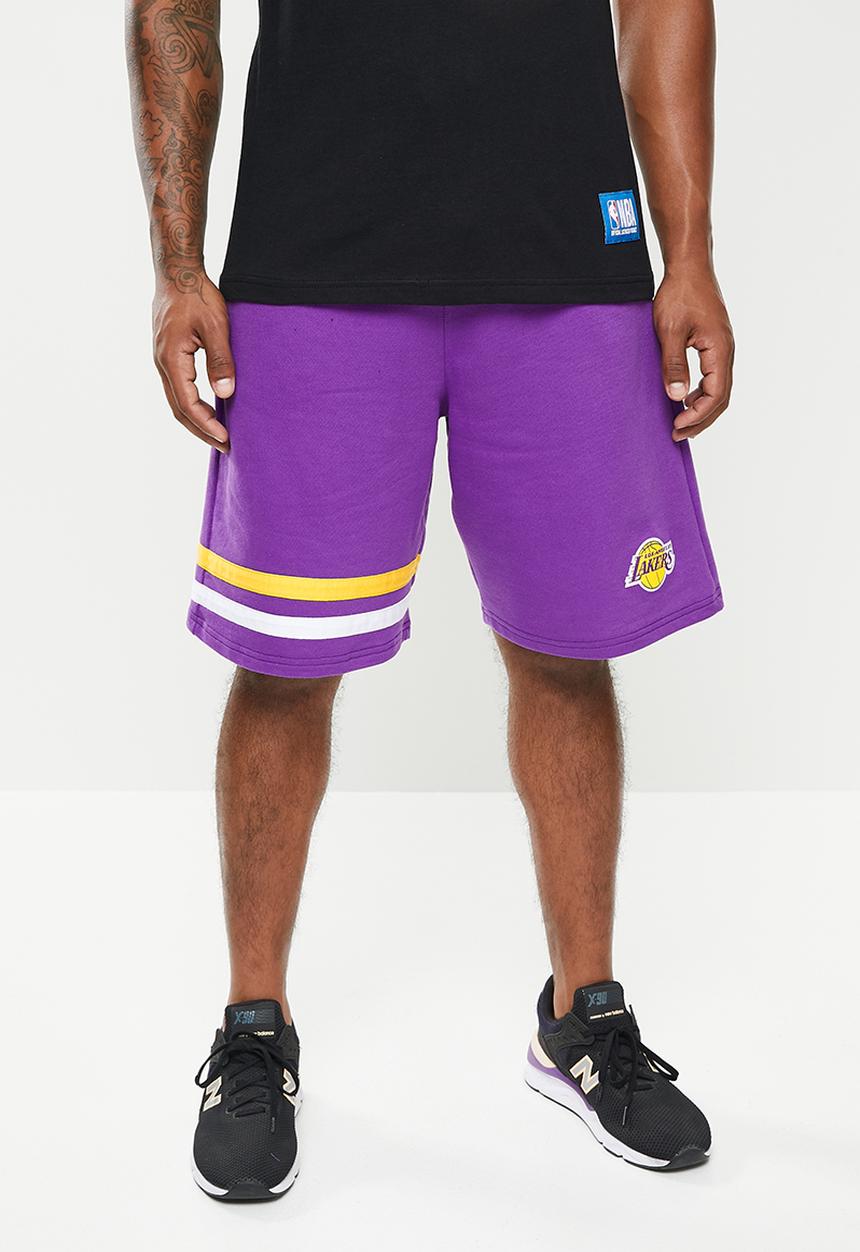 NBA - Nba horizon fleece short: lakers - purple