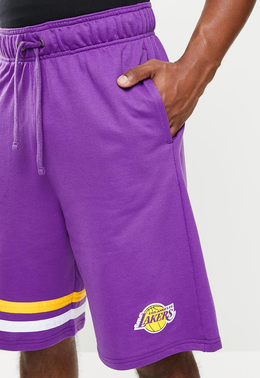 NBA - Nba horizon fleece short: lakers - purple