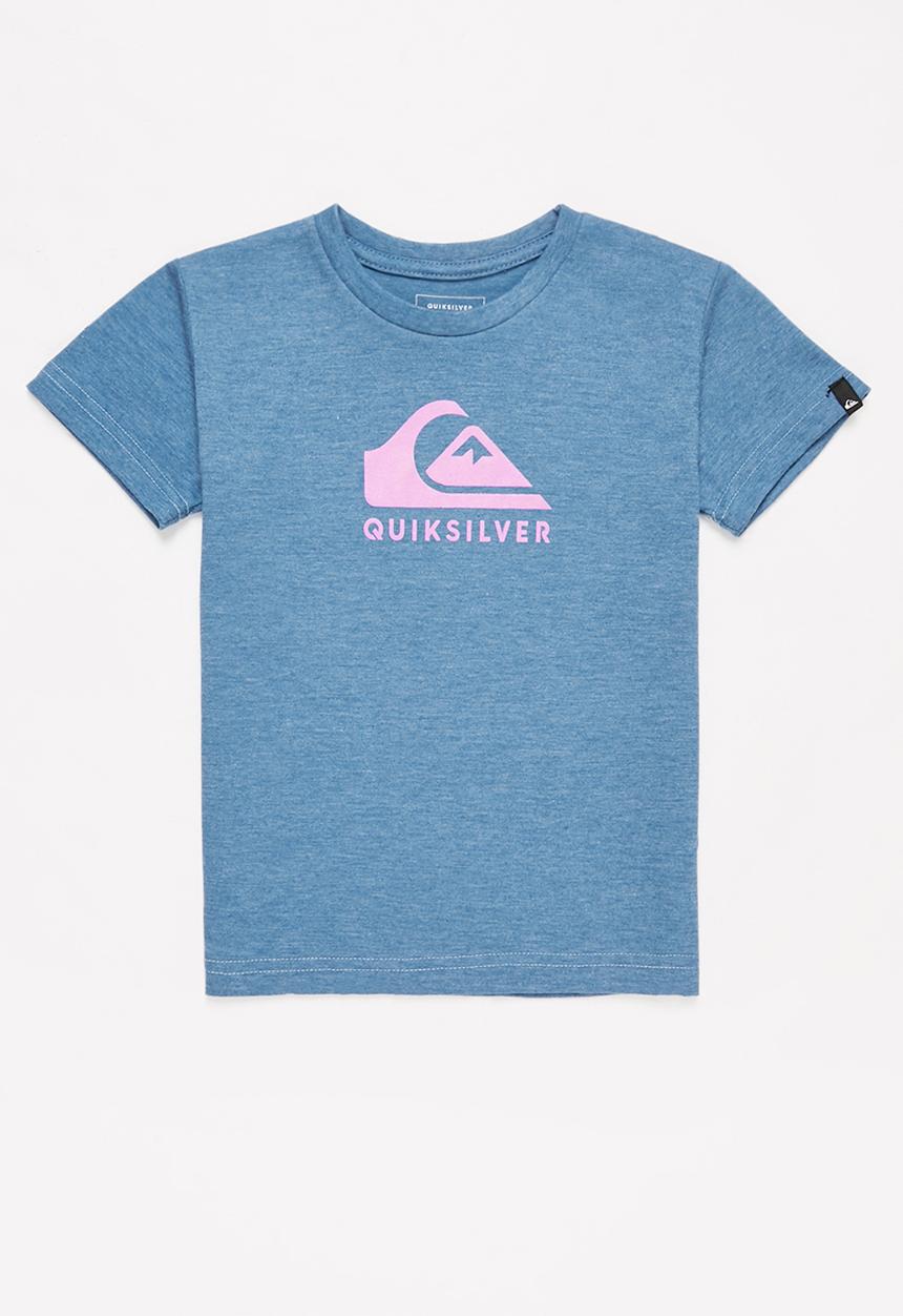 Quiksilver - Corp logo short sleeve boy - vallarta blue 