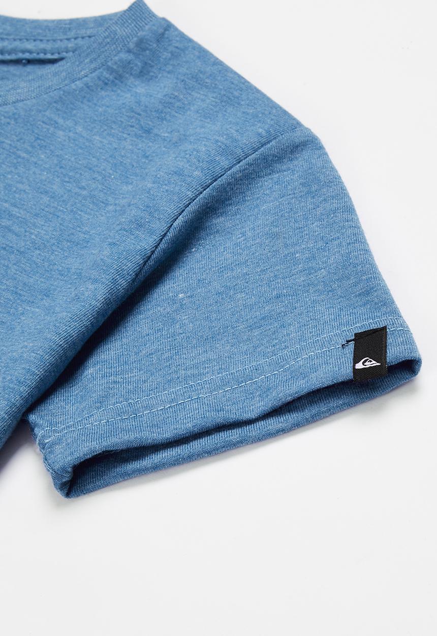 Quiksilver - Corp logo short sleeve boy - vallarta blue 