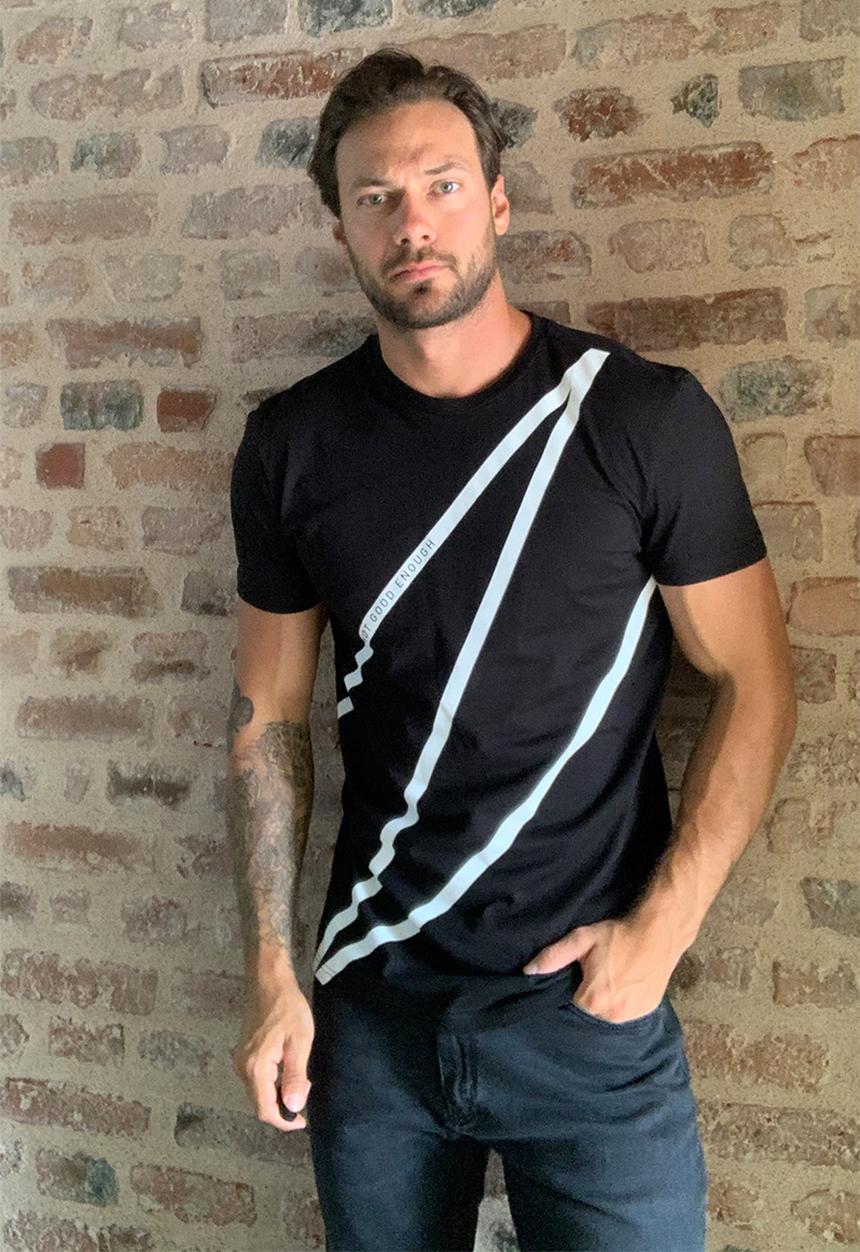 Trendyol - Massimo printed short sleeve tee - black