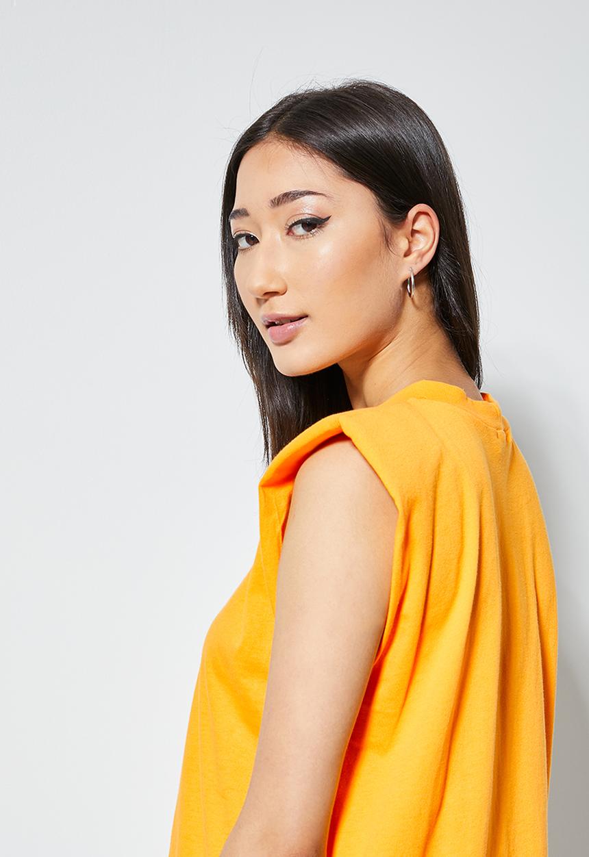 Superbalist - Shoulder pad tee - radiant yellow