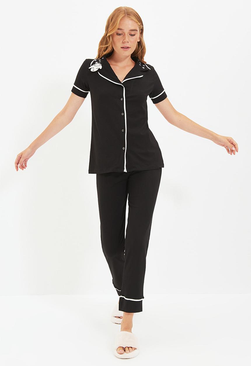 Trendyol - Siyahhm sleepwear - black