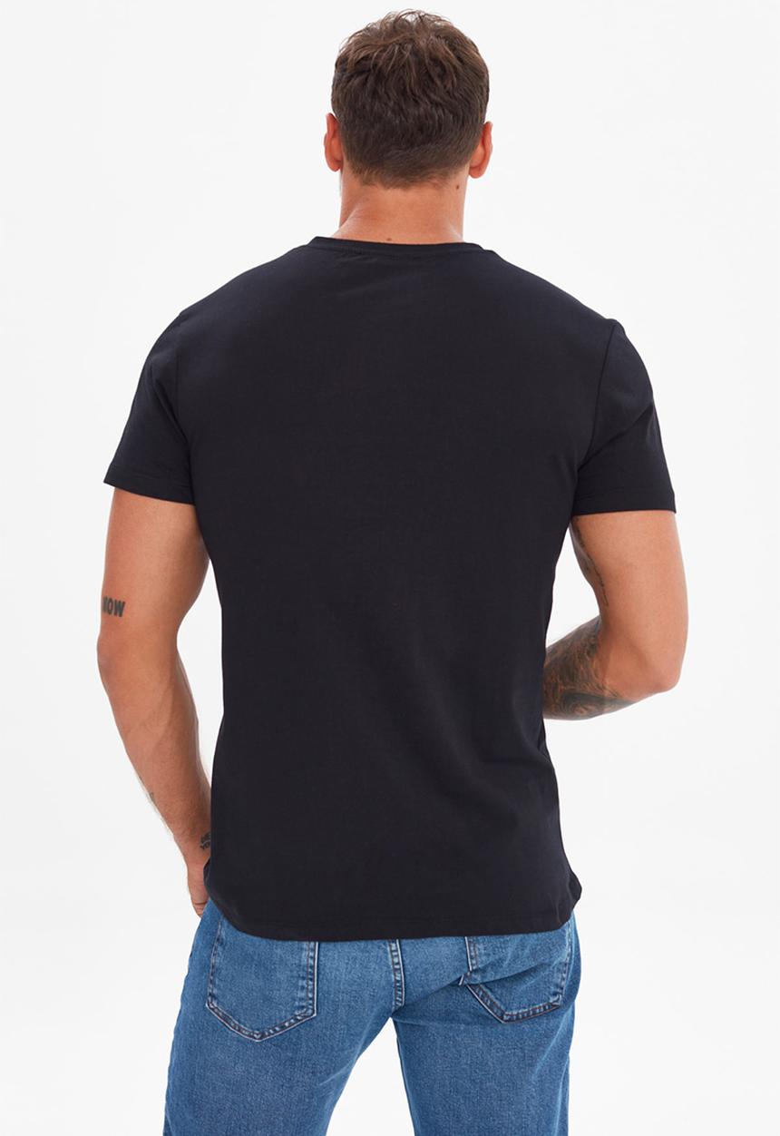 Trendyol - Dex printed short sleeve tee - black