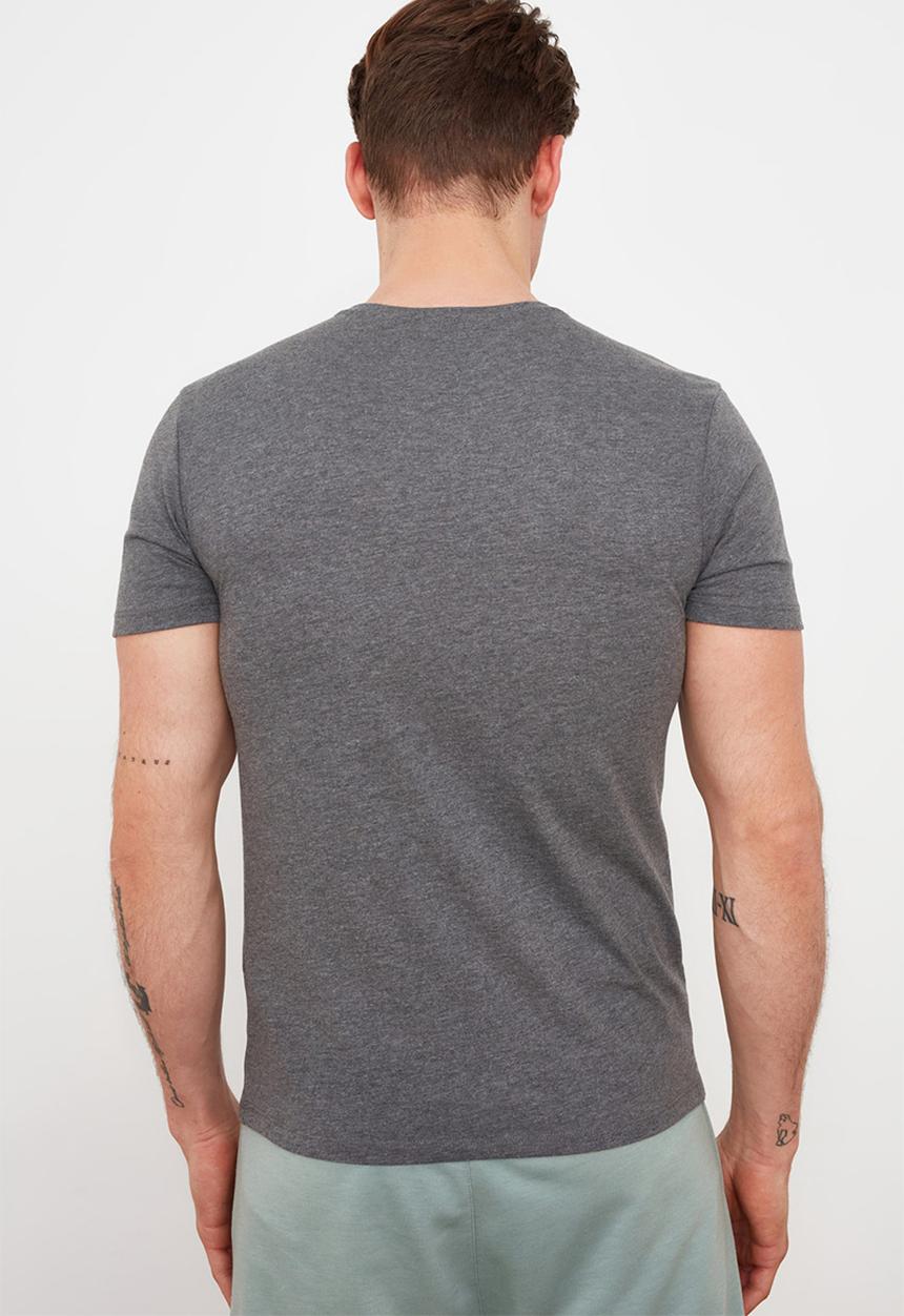 Trendyol - Jake printed short sleeve tee - grey