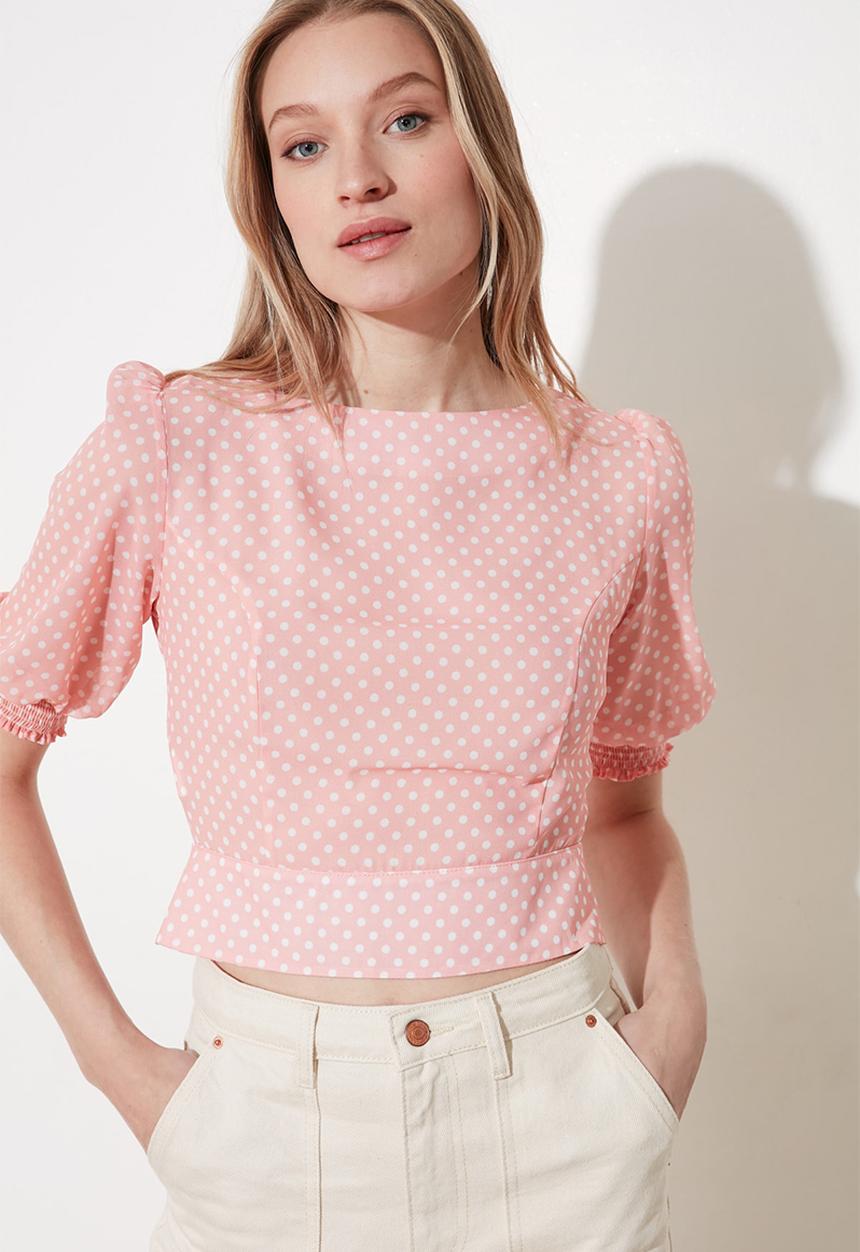 Trendyol - Pudra blouse - powder pink