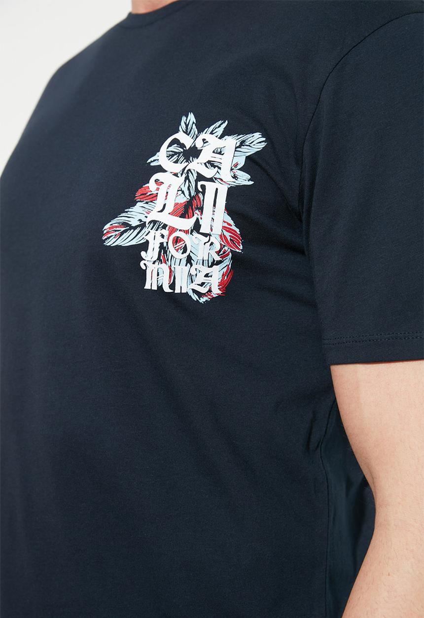 Trendyol - Vinny printed short sleeve tee - navy