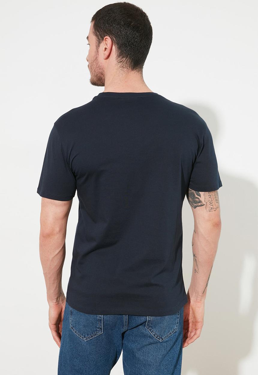 Trendyol - Vinny printed short sleeve tee - navy
