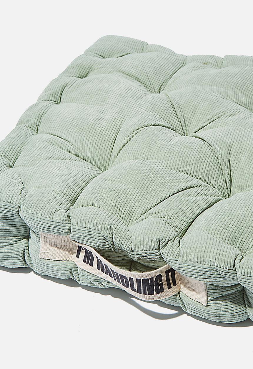 Typo - Floor cushion-gum leaf corduroy