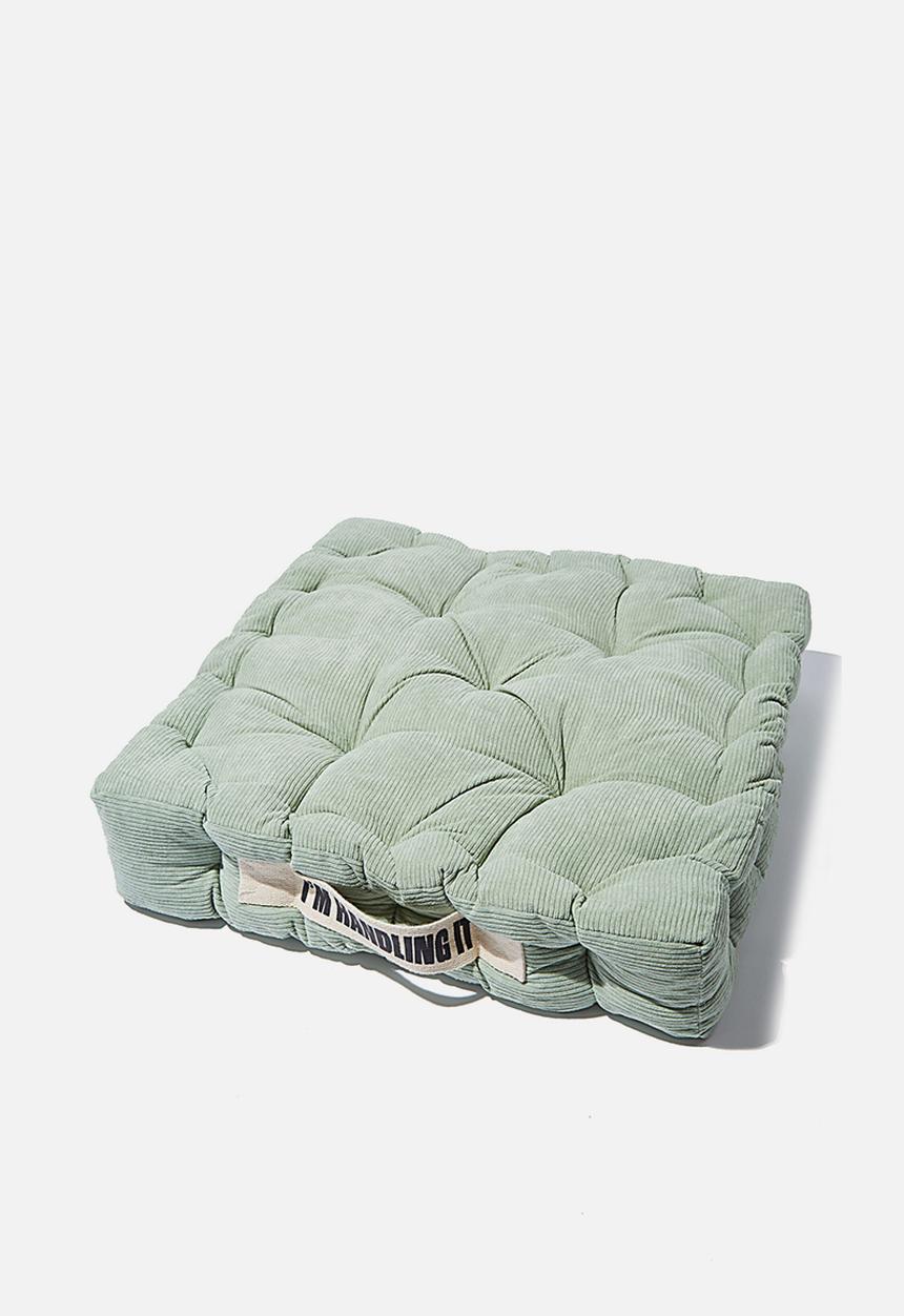 Typo - Floor cushion-gum leaf corduroy