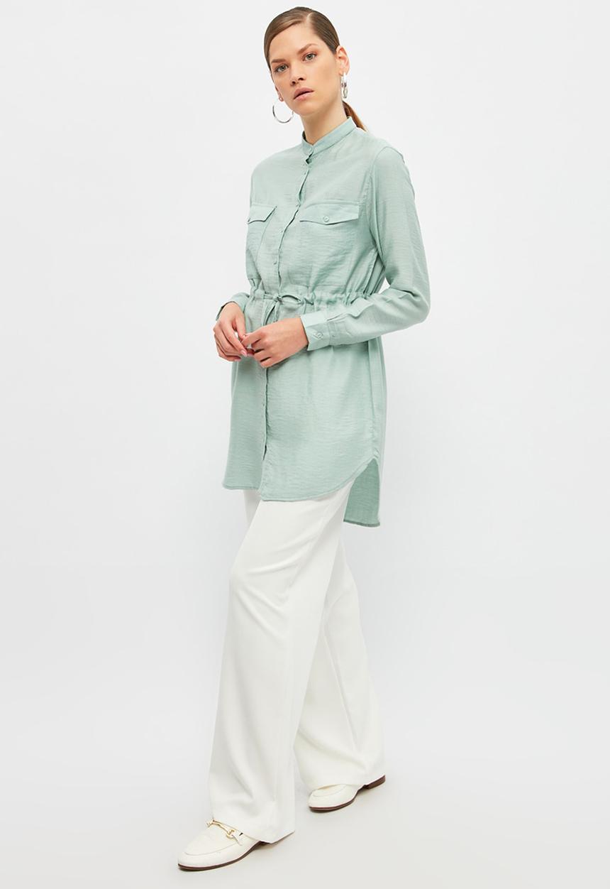 Trendyol - Easy fit trousers - white