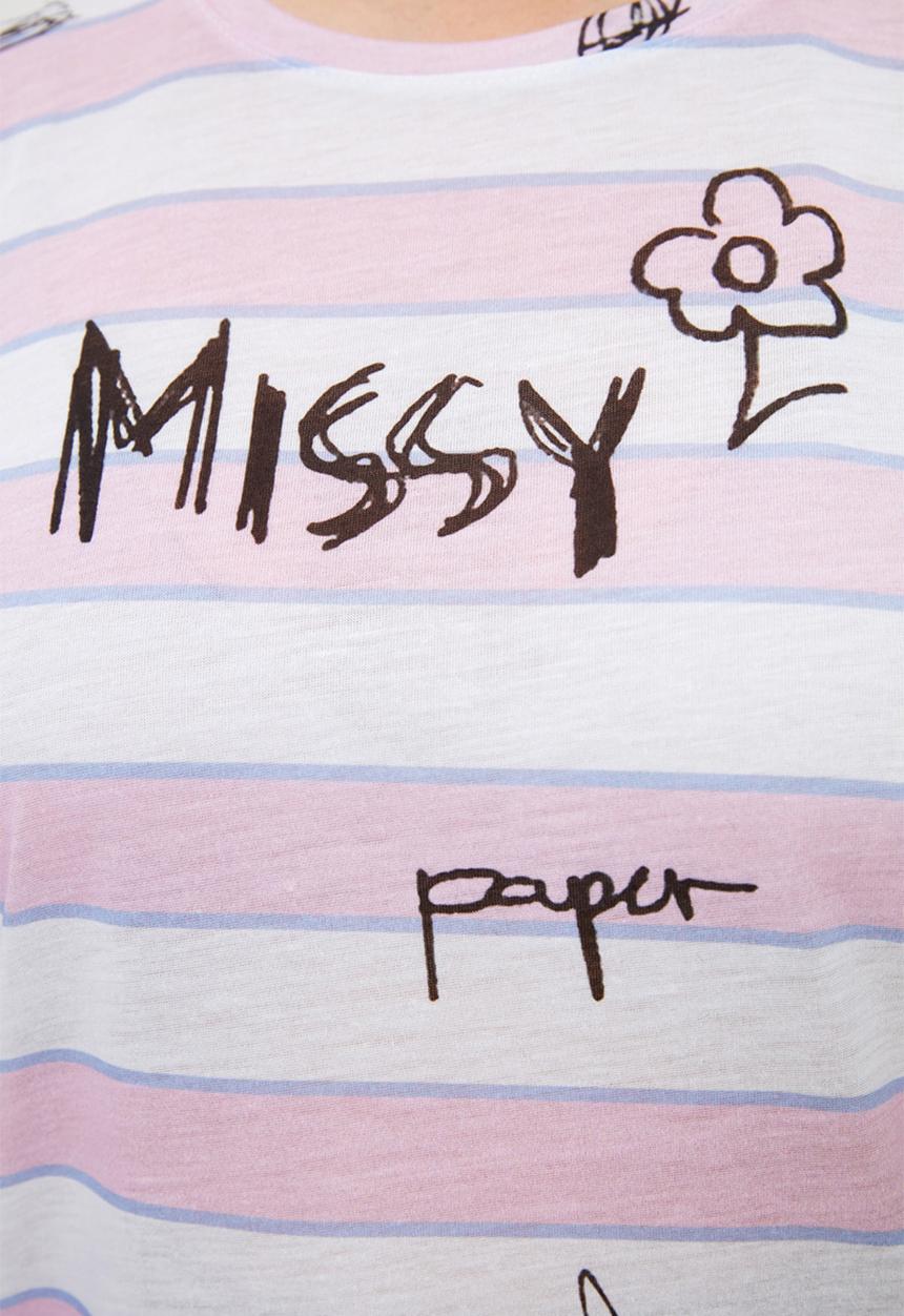Trendyol - Written knit tunic - pink