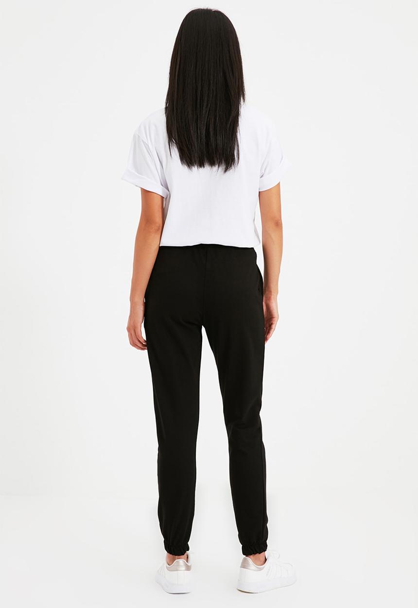 Trendyol - Siyahow trousers - black