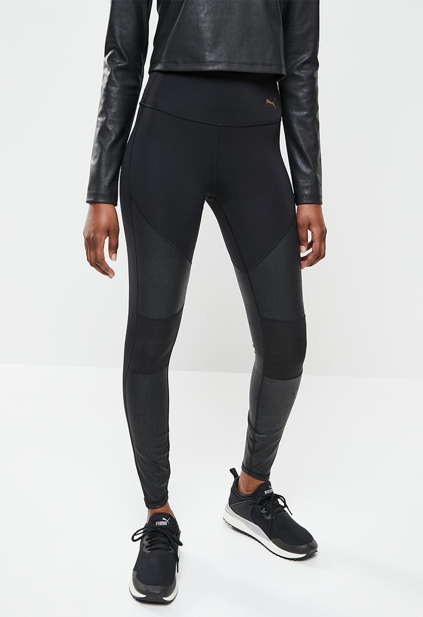 PUMA - Moto high waist full tights - black