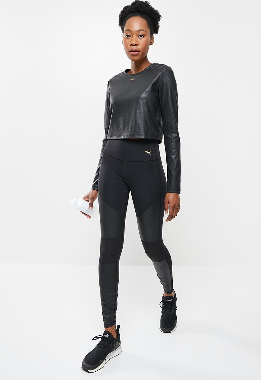 PUMA - Moto high waist full tights - black