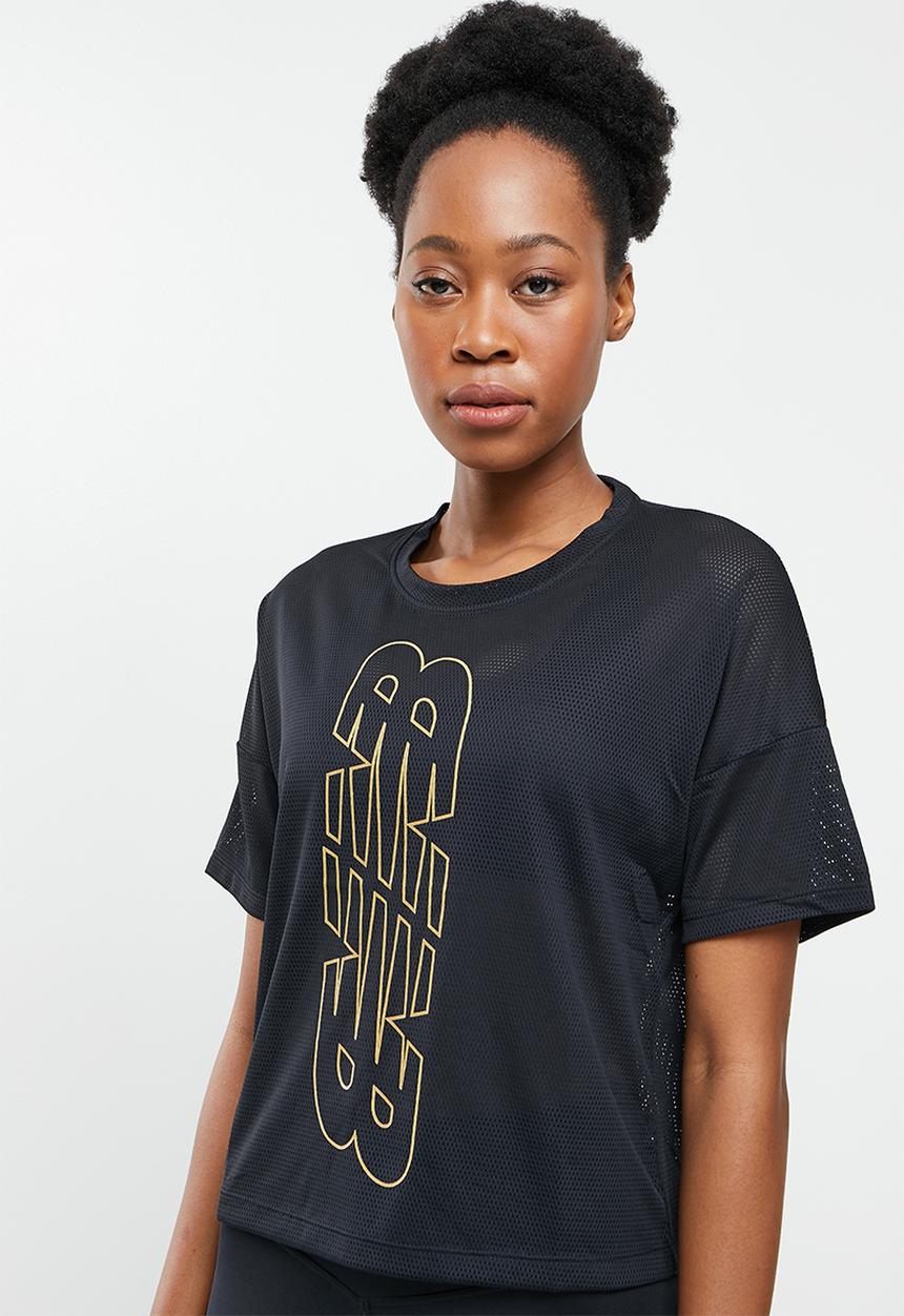 New Balance  - Achiever short sleeve tee - black