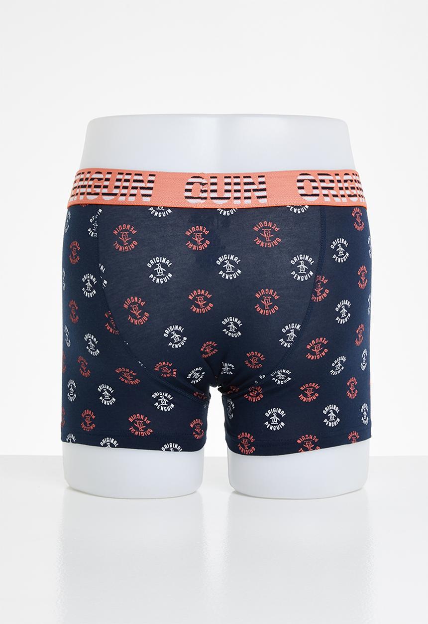 Original Penguin - 3 Pack mens penguin underwear stamp pete - multi 