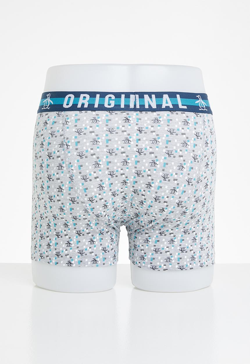 Original Penguin - 3 Pack mens penguin underwear square dot pete - multi