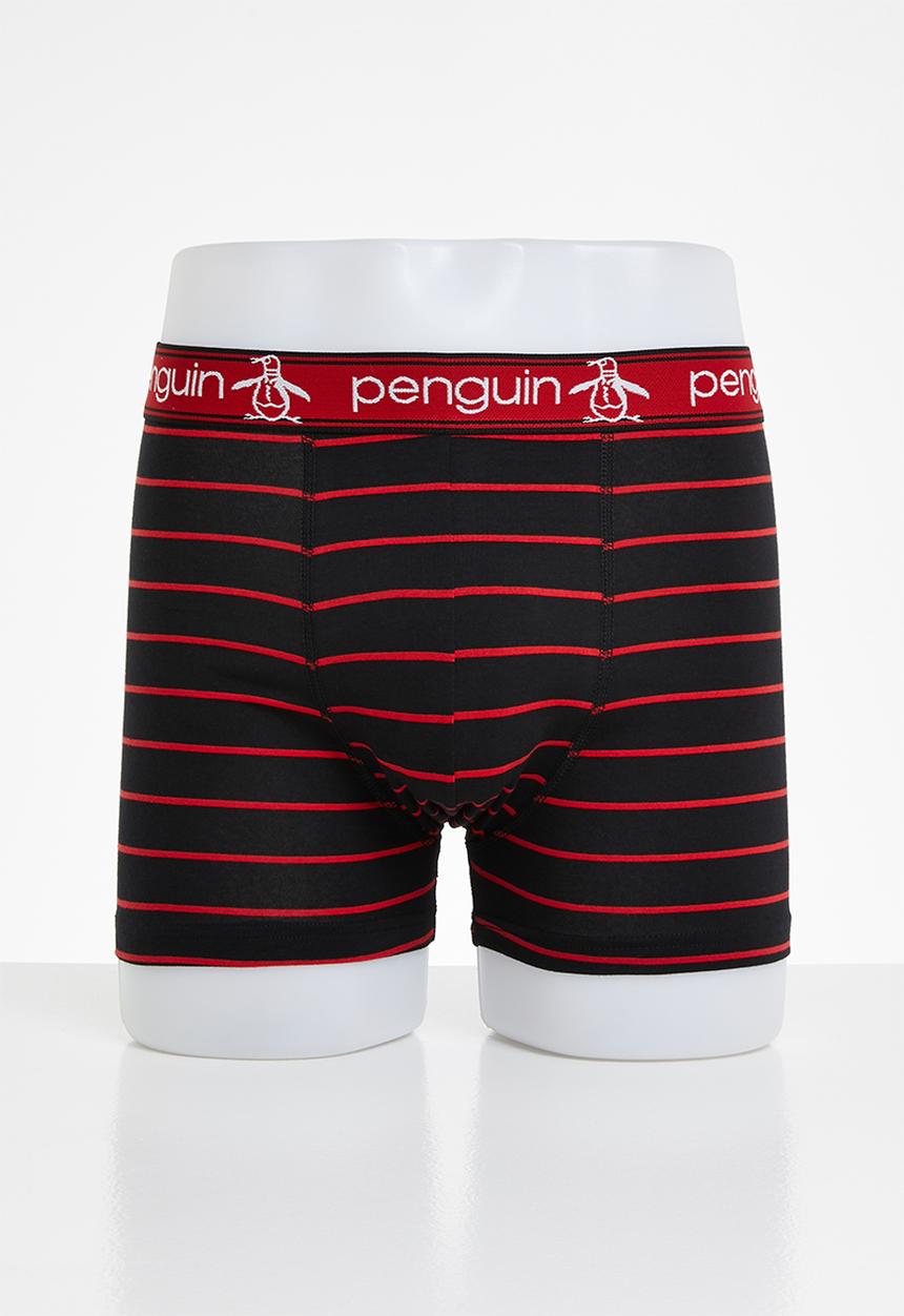 Original Penguin - 3 Pack mens penguin underwear underline pete - red & blue