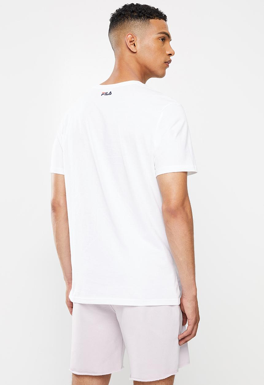FILA - Favio short sleeve tee - white