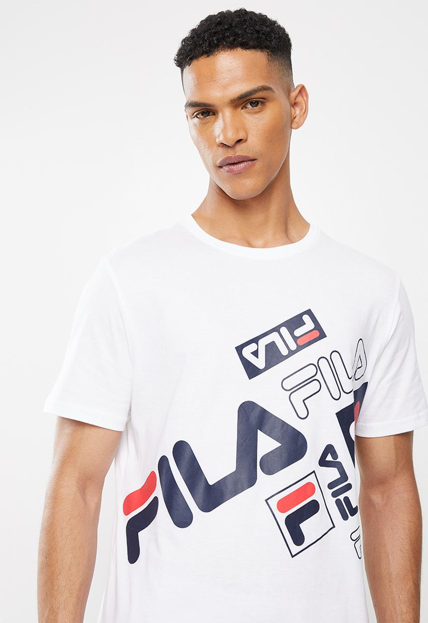 FILA - Favio short sleeve tee - white