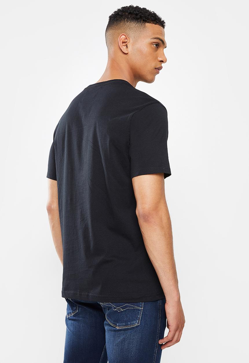 Replay - Replay printed tee - black