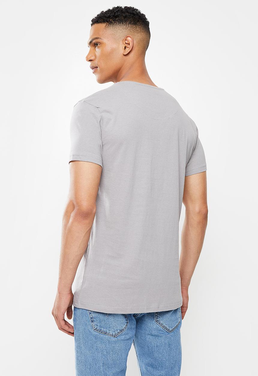 S.P.C.C - Moore regular fit straight hem tee - grey