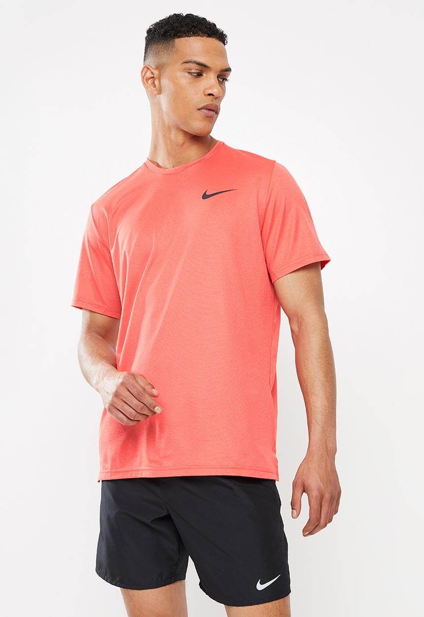 Nike - Nike Pro Dri-FIT Men's Short-Sleeve Top - chile red/black