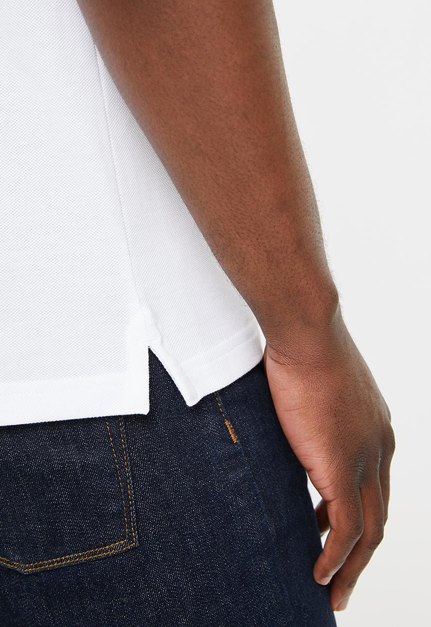 Ben Sherman - Shirt pique - white