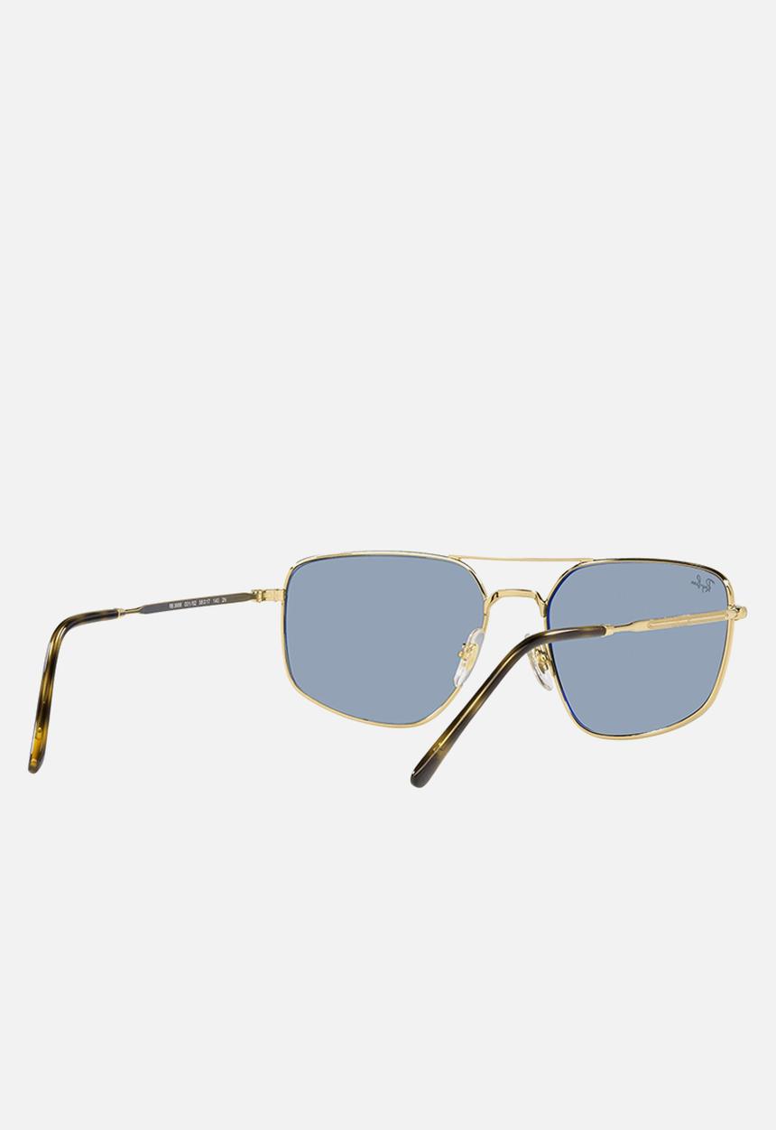 Ray-Ban - 0rb3666 56mm - blue & gold 